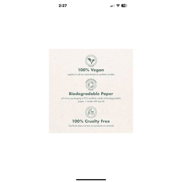 Ecotools Start The Day Beautifully Brush Set 5 Brushes & Storage Tray New in Box - Picture 6 of 9